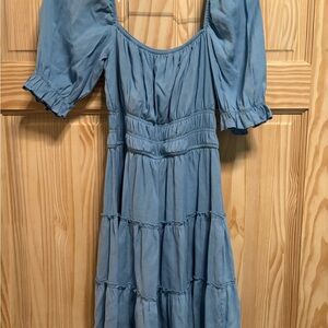 Trixxi Light Blue Mini Dress